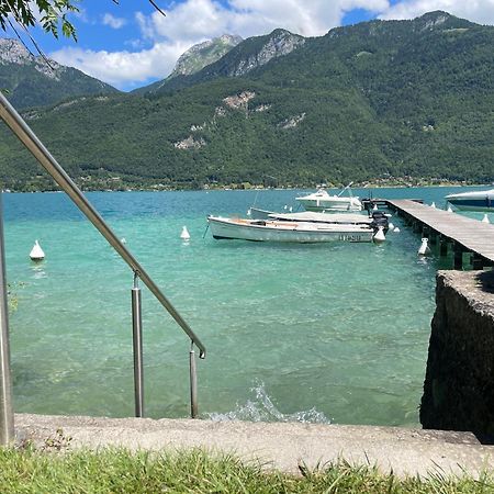 Rare 2 Bedroom With Private Beach On Lake Annecy Doussard Zewnętrze zdjęcie