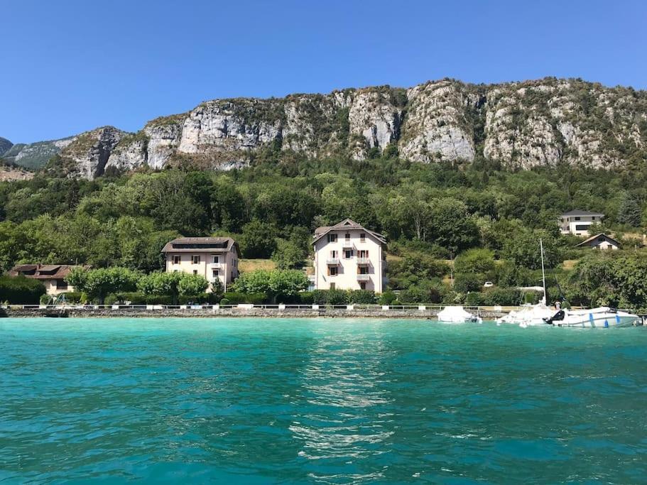 Rare 2 Bedroom With Private Beach On Lake Annecy Doussard Zewnętrze zdjęcie