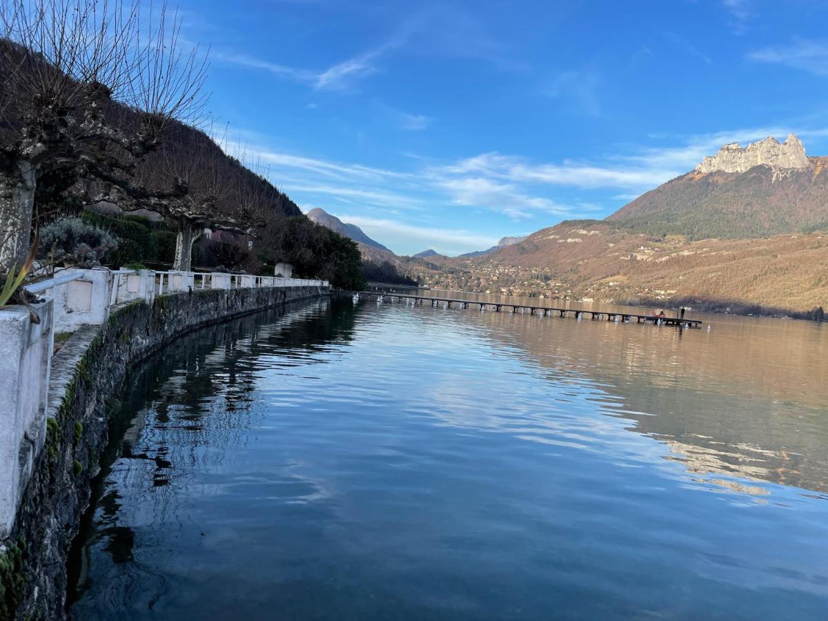 Rare 2 Bedroom With Private Beach On Lake Annecy Doussard Zewnętrze zdjęcie