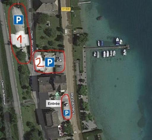 Rare 2 Bedroom With Private Beach On Lake Annecy Doussard Zewnętrze zdjęcie