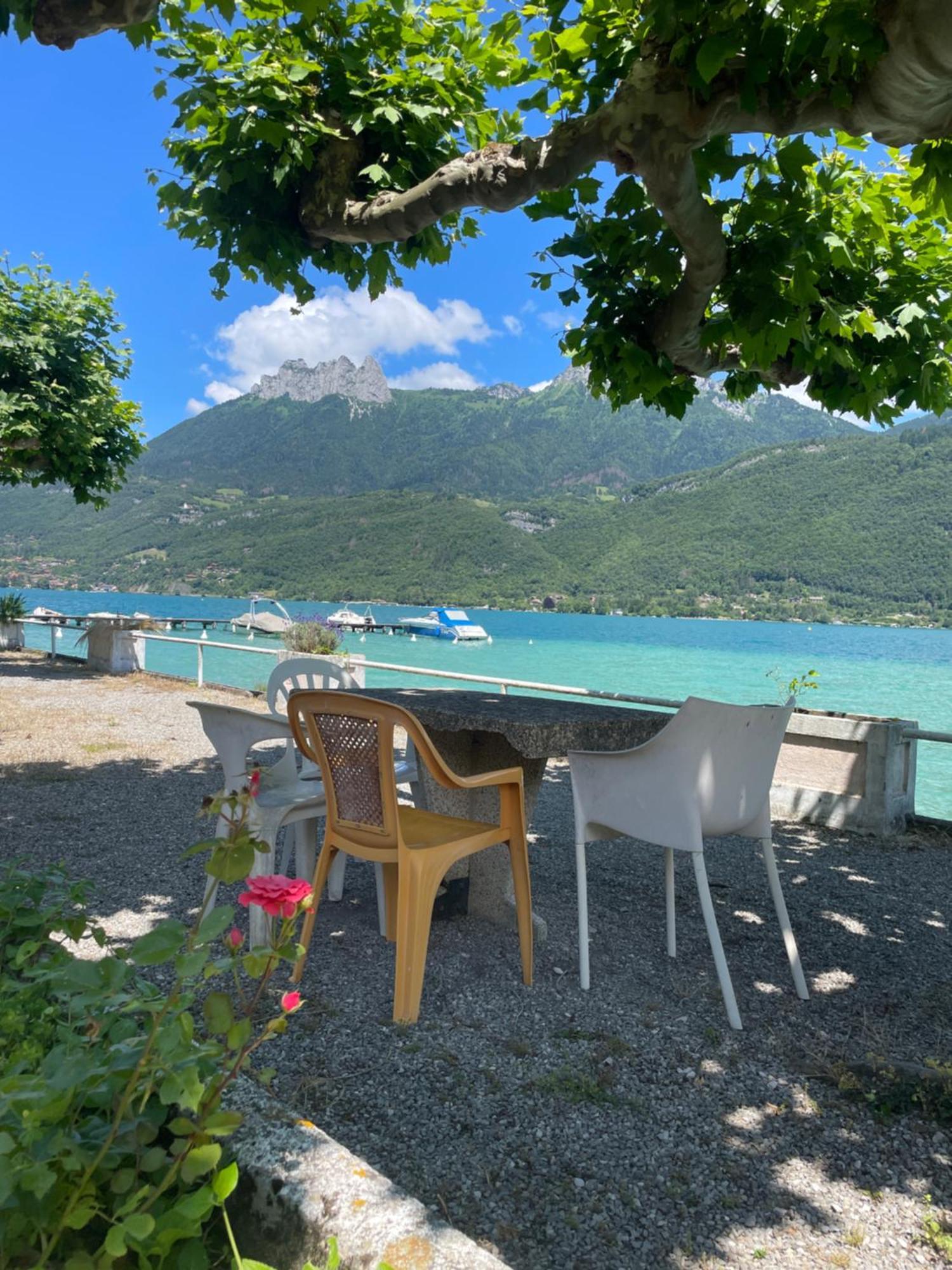 Rare 2 Bedroom With Private Beach On Lake Annecy Doussard Zewnętrze zdjęcie